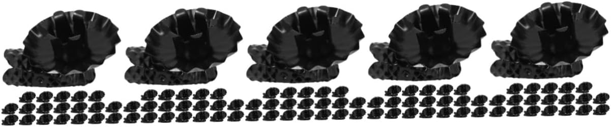 Cabilock 5 Sets Metal Christmas Tree Candle Holder Clip