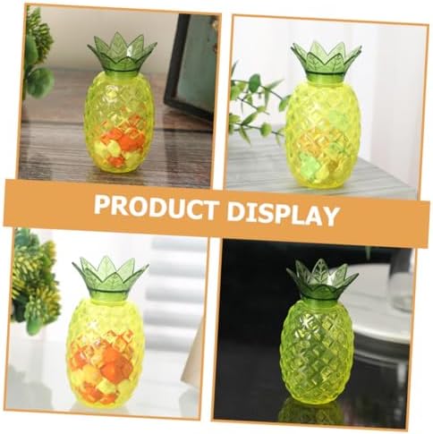 ABOOFAN 12Pcs Pineapple Candy Boxes Plastic Party Favor Containers