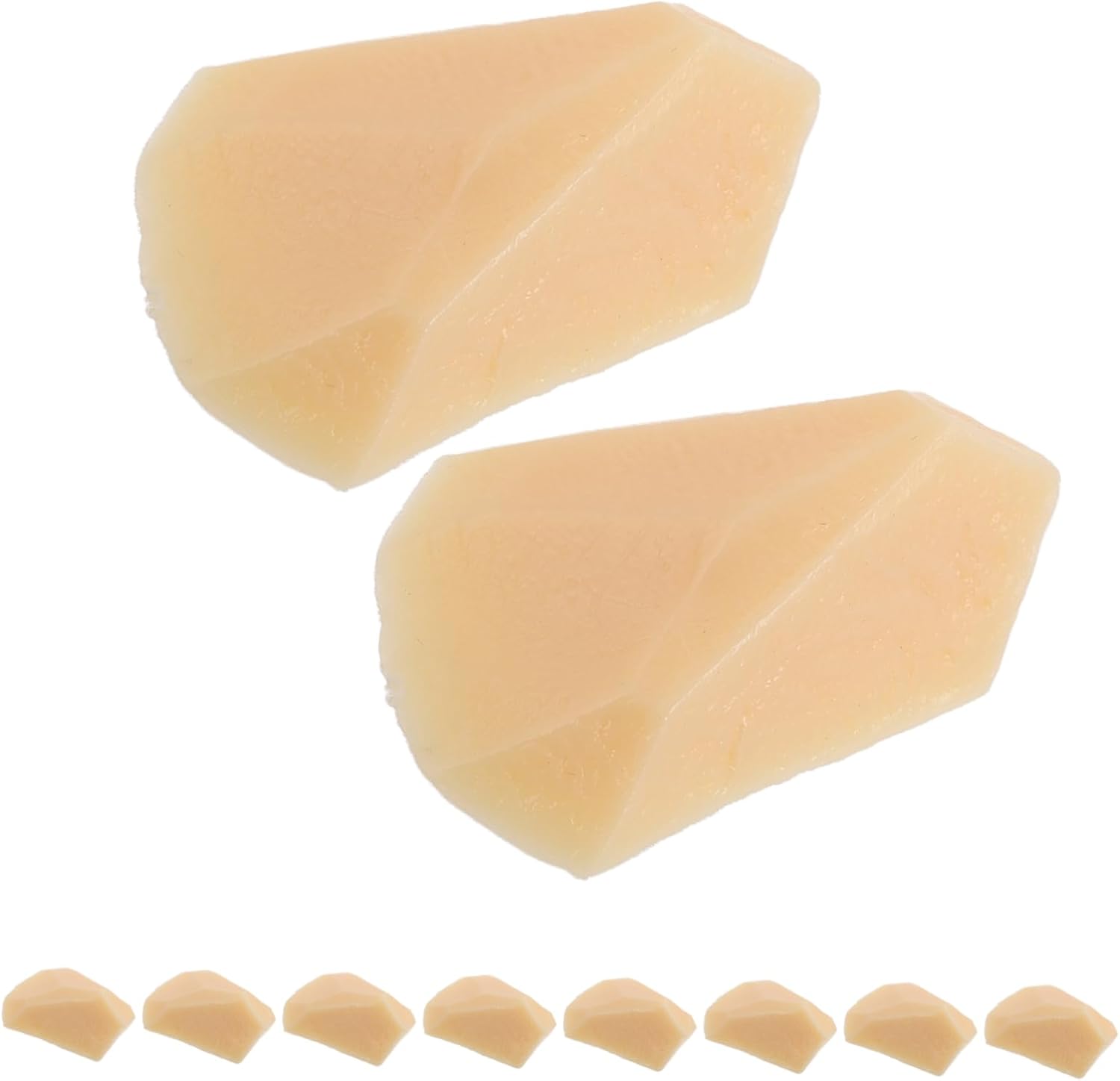 10pcs Lifelike Potato Chunks for Home Decor and Crafts