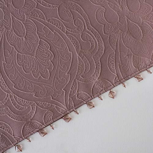 Elrene Home Fashions Leila Matelasse Beaded Valance