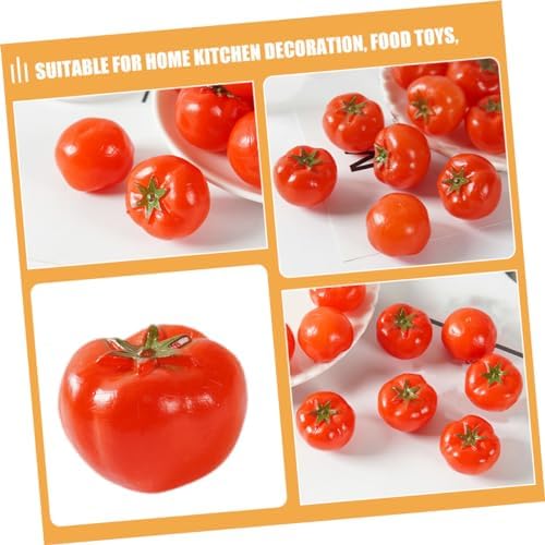 PRETYZOOM 6pcs Realistic Artificial Tomato Props
