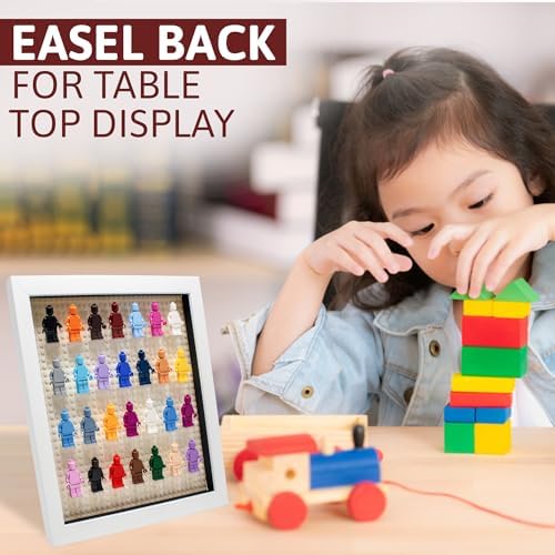 Poster Palooza 10x10 White Shadow Box for Miniature Figures