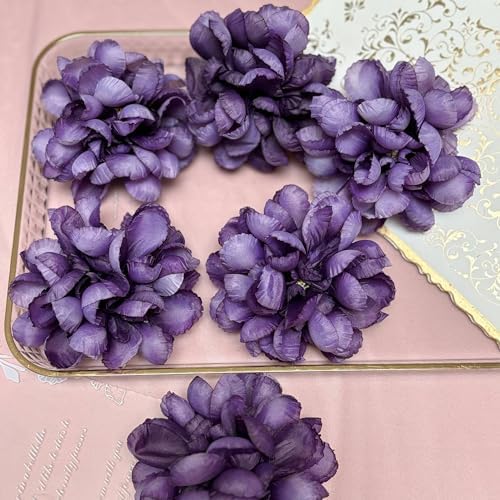 Floating Flowers for Purple Candle Centerpieces 12PCS