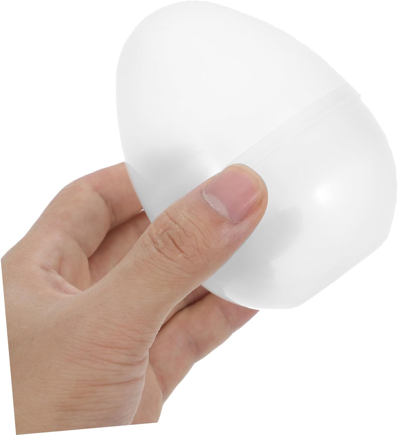 6Pcs Jumbo Transparent Fillable Easter Eggs for Parties