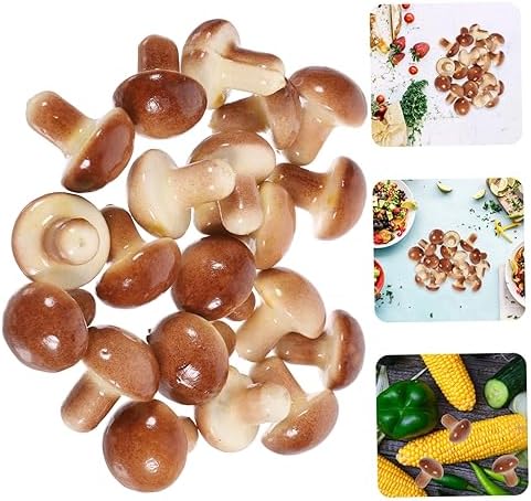 Garneck Fake Mushroom Models for Photo Props and Kids Accessories