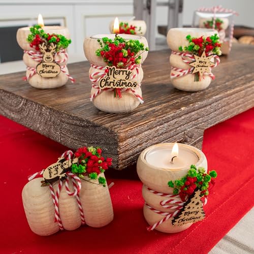Happy Times Favors Christmas Candle Holders Pack of 10
