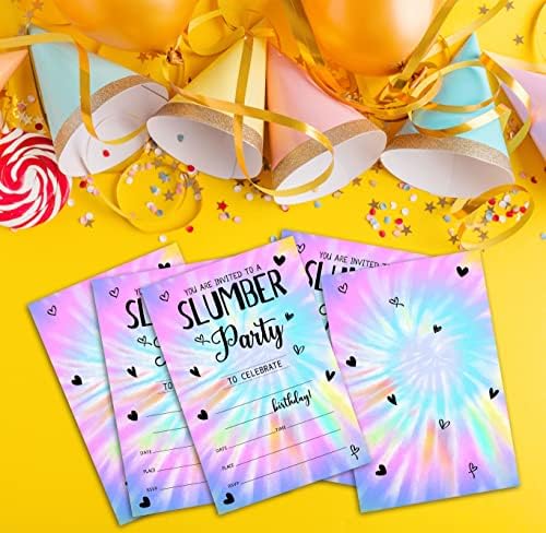 Sleepover Party Invitations 20 Cards Envelopes