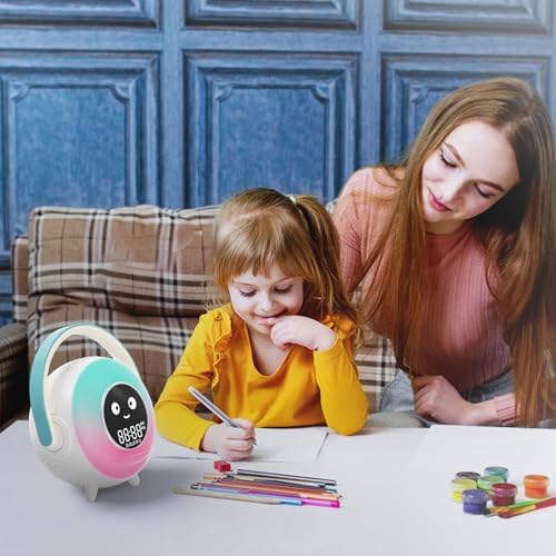 LOVME Kids Alarm Clock with Night Light and Sleep Sounds