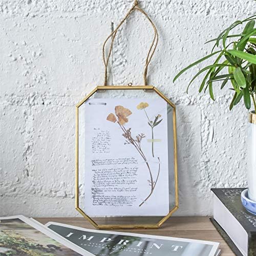 NCYP 5x7 Inch Floating Glass Frame with Chain