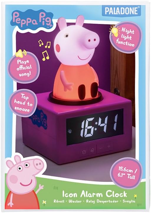 Paladone Peppa Pig Figure Alarm Clock