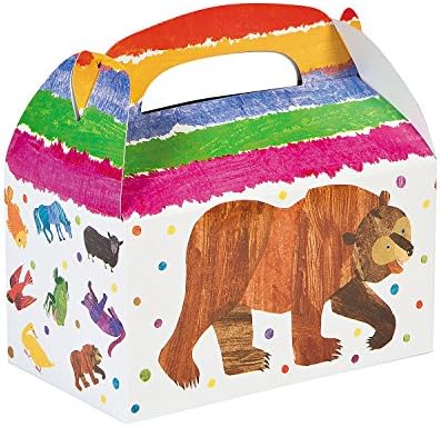 Eric Carle Brown Bear Favor Boxes 12 Pack