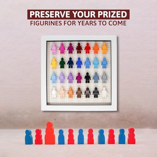 Poster Palooza 10x10 White Shadow Box for Miniature Figures