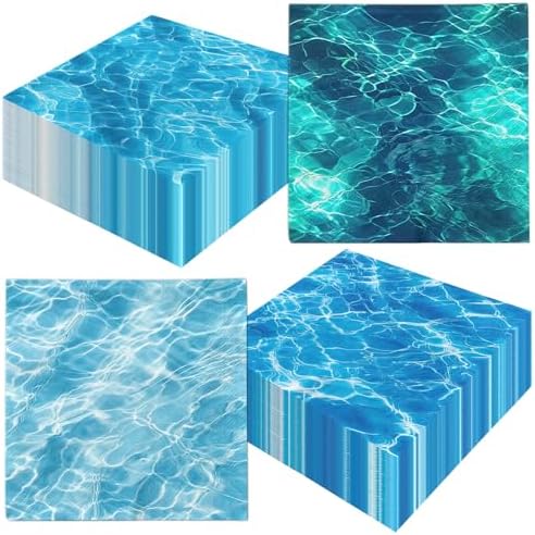 Ocean Themed Party Napkins Set 40Pcs Blue Summer Decorations
