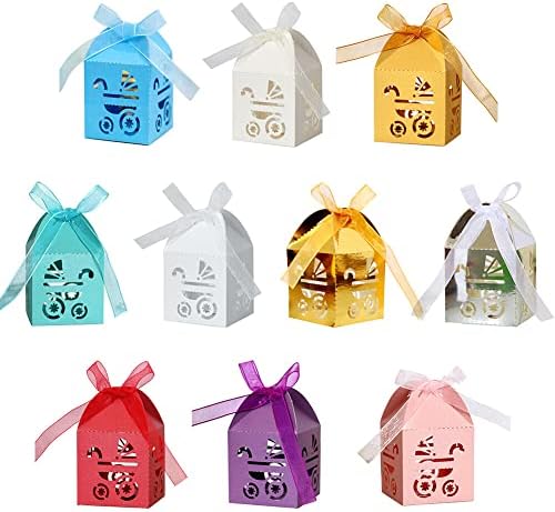 Eforcase 50PCS Hollow Out Candy Boxes Party Favor