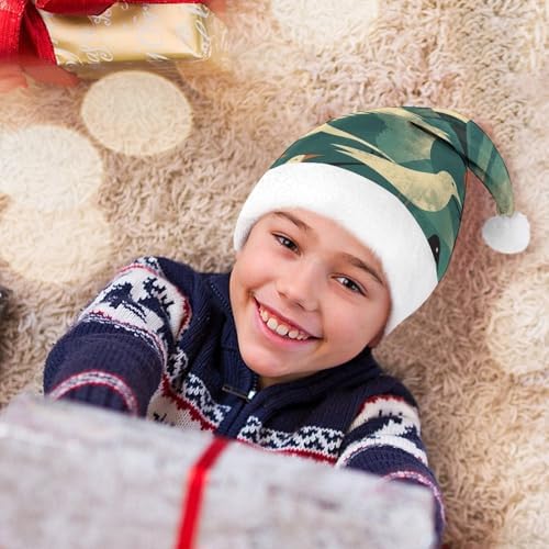 Santa Hat Flock Of Birds Christmas Headwear