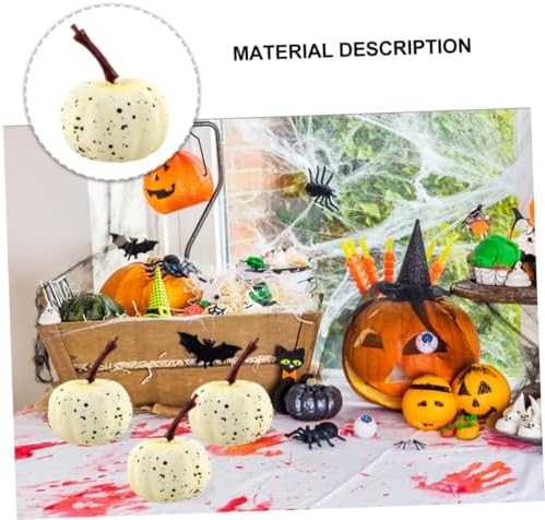 Garneck 20pcs Mini Artificial Pumpkins for Halloween Decorations