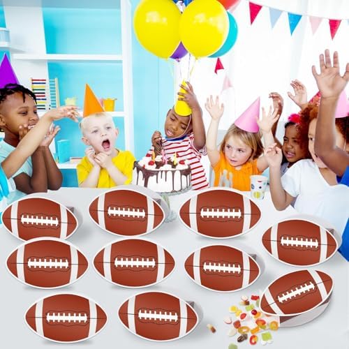 Lonfliness 24 Pack Football Shape Treat Boxes
