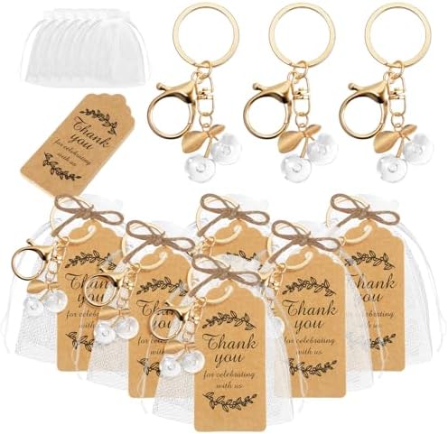 20 Piece Cherry Keychain Gift Set for Events