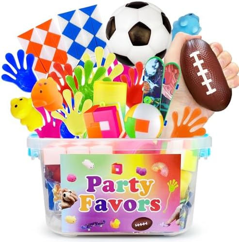 32 Piece Party Favor Pack with Storage Box