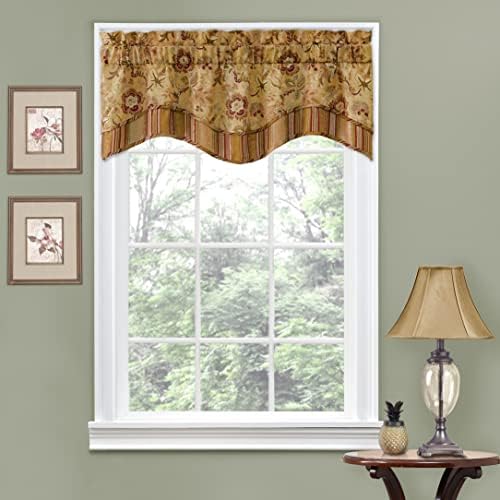 Waverly Traditions Navarra Scalloped Valance 52x16