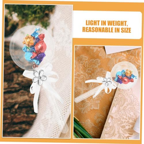 24pcs Transparent Fairy Stick Candy Boxes for Parties and Events