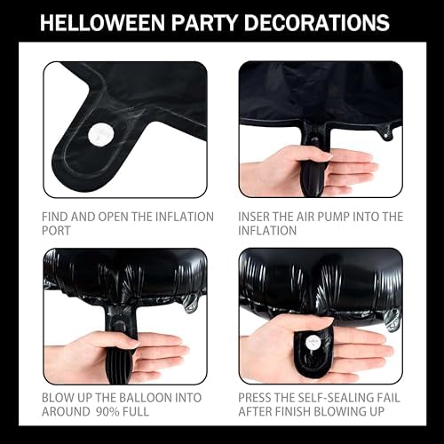 Halloween Decor Set with Skeleton Spider Web and Bats Theme