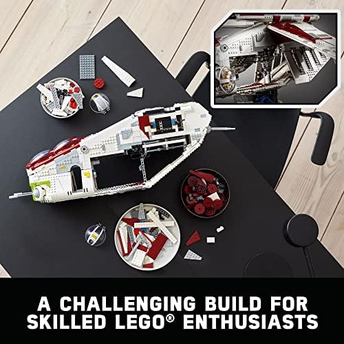 LEGO Star Wars Republic Gunship Display Model Kit for Adults