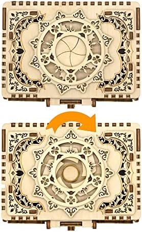 3D Wooden Puzzle Music Box - Antique Case