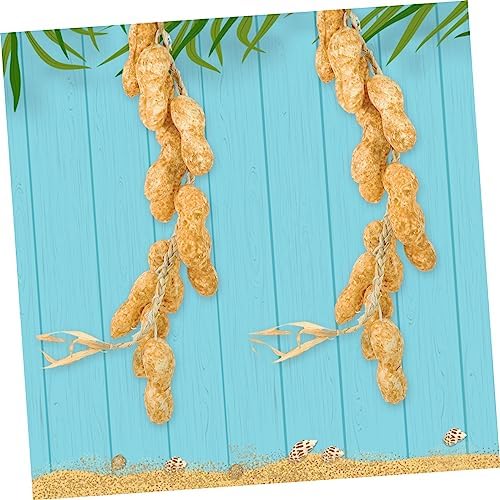 GLEAVI 5Pcs Realistic Hanging Peanut Decor String Props