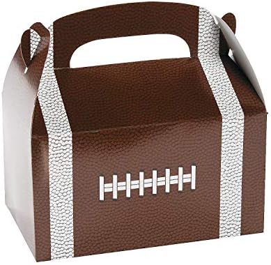Fun Express Football Shaped Treat Boxes 12 Pack