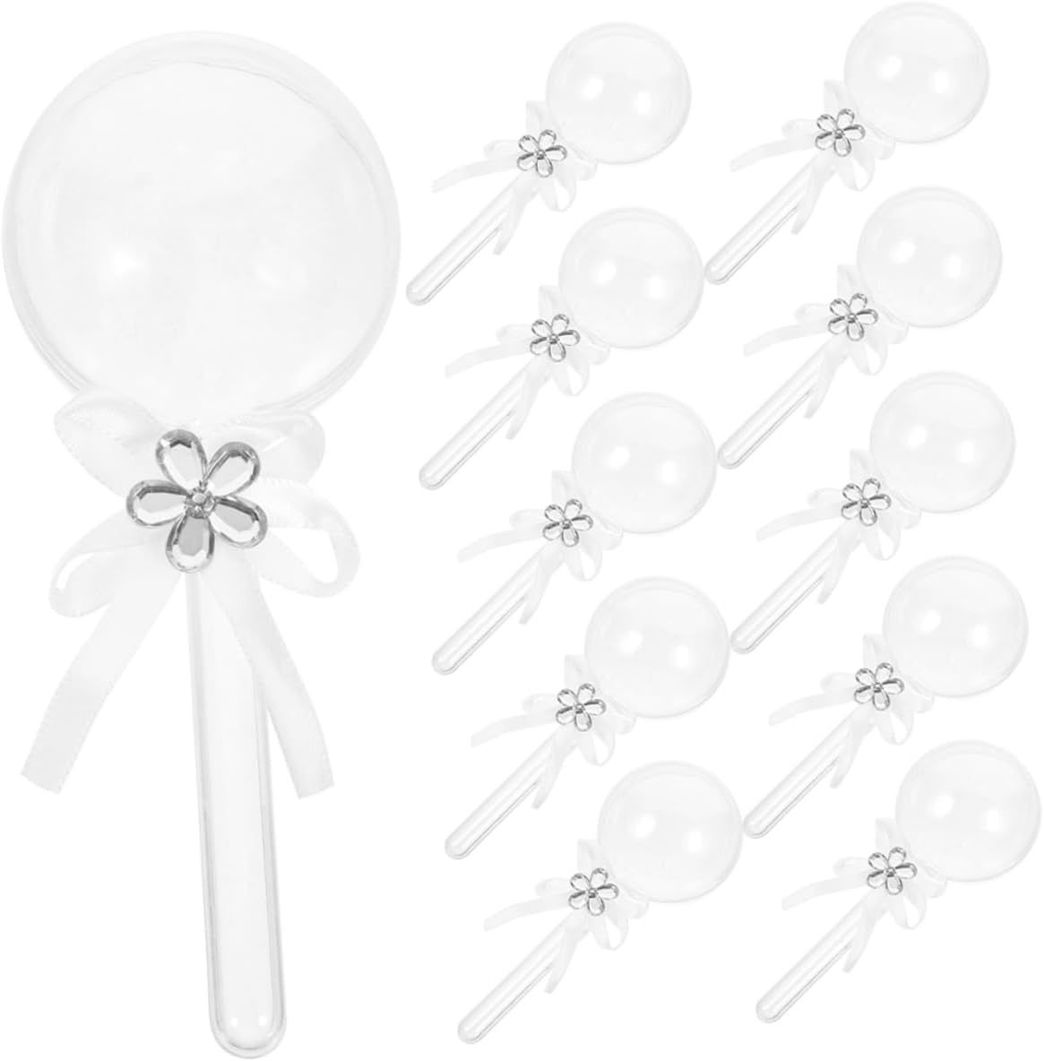 24pcs Transparent Fairy Stick Candy Boxes for Parties and Events