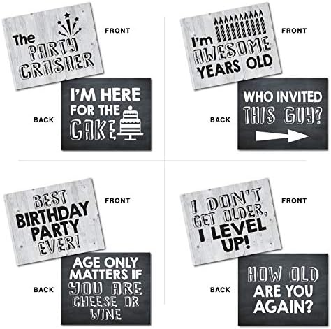 Birthday Photo Booth Props 20 Designs Funny Adult