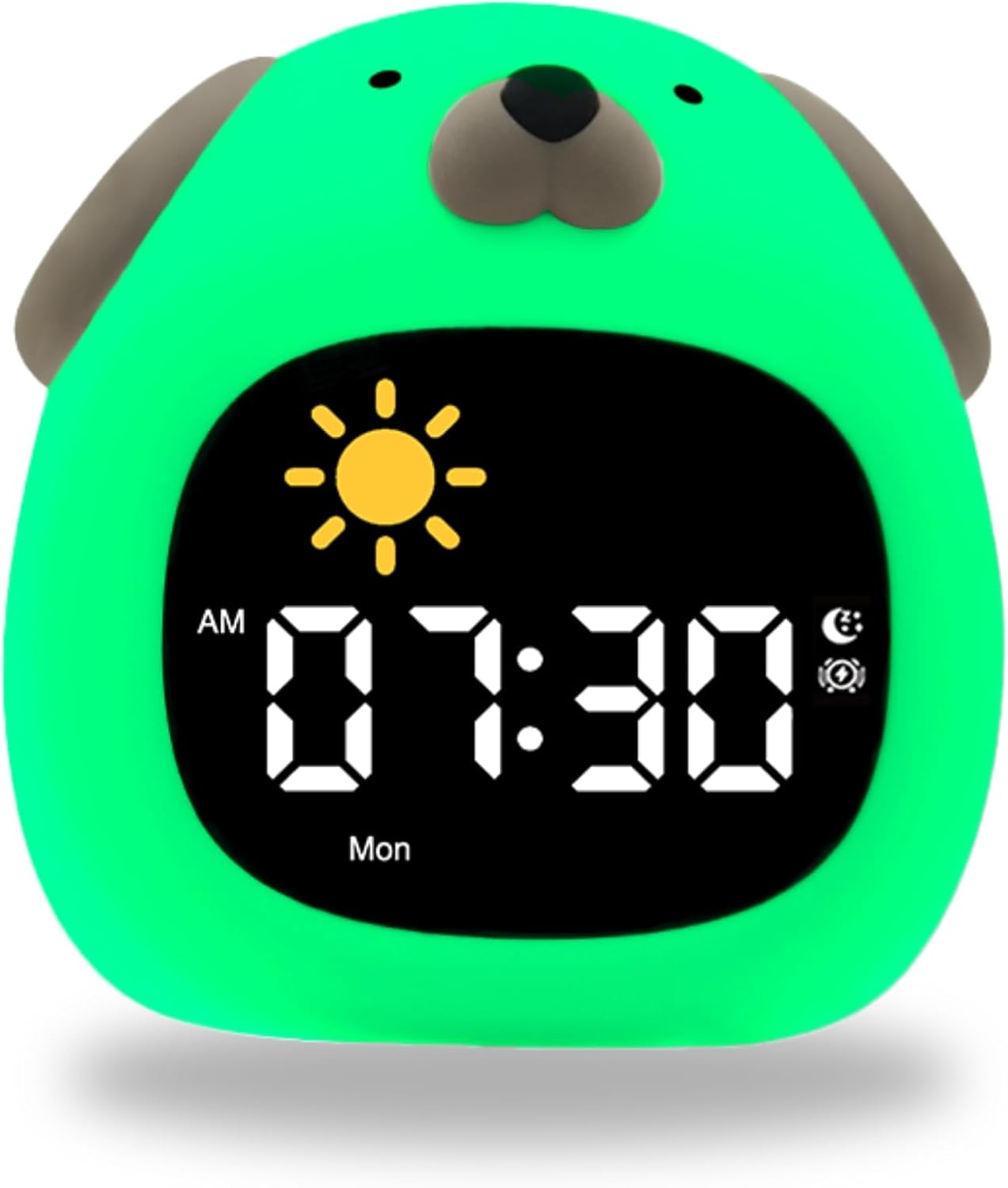 GALYNA Kids Alarm Clock with Night Light and White Noise