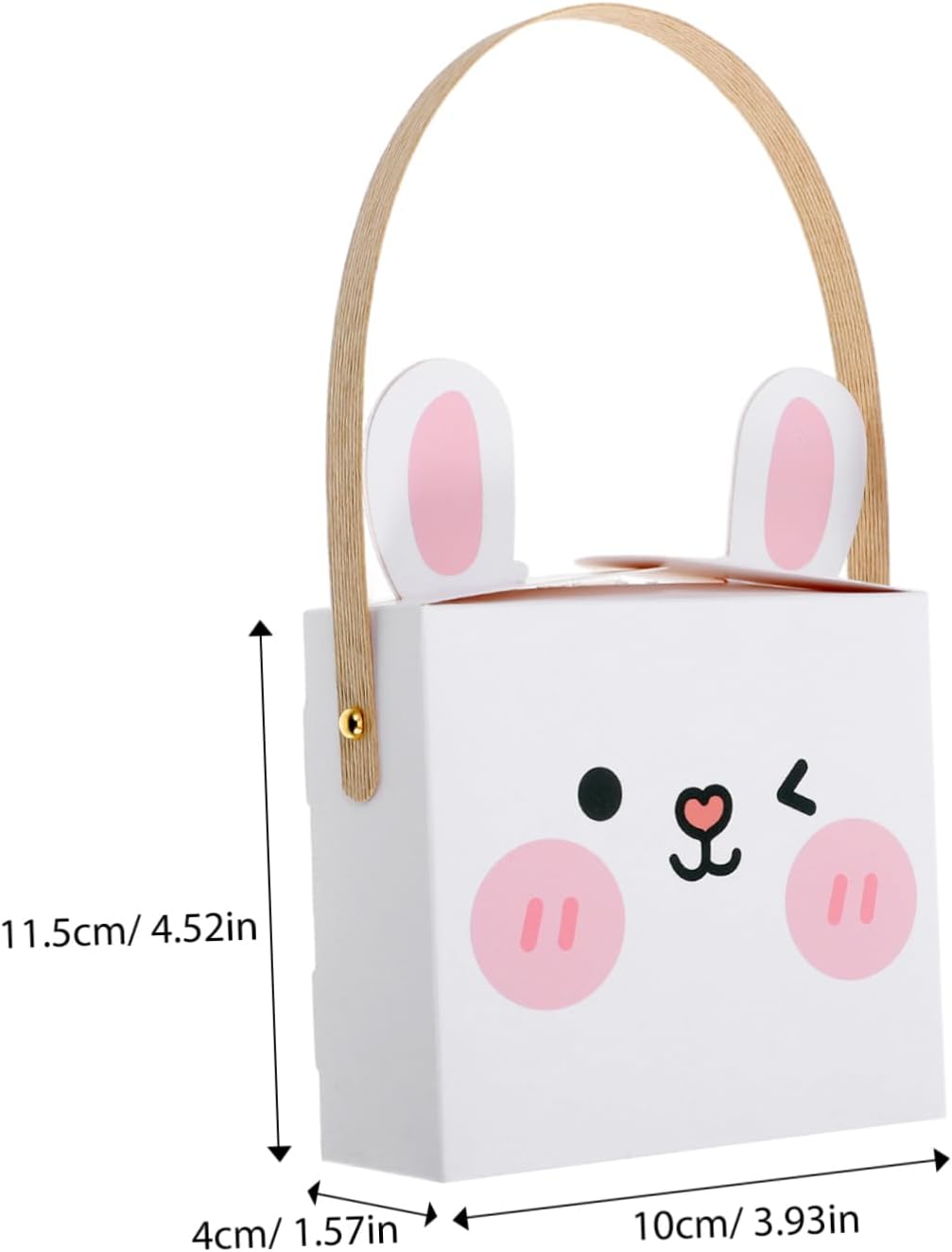 Cute Easter Party Favors Bunny Boxes with Treats for Kids