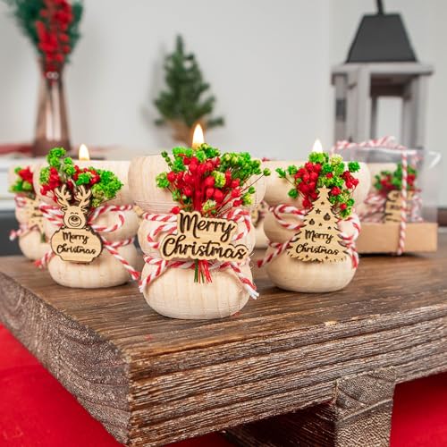 Happy Times Favors Christmas Candle Holders Pack of 10