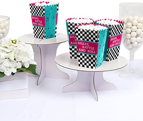 50s Sock Hop Popcorn Treat Boxes Set of 12