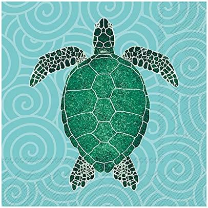 Ihr Ideal Home Range Cocktail Napkins 5x5 Sea Turtle 20 Count