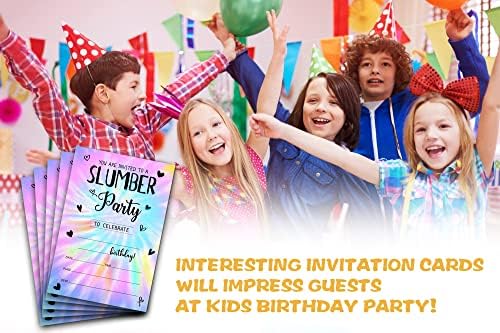 Sleepover Party Invitations 20 Cards Envelopes