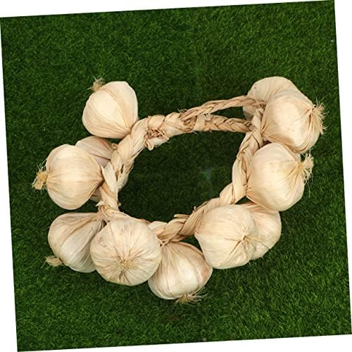 2Pcs Lifelike Garlic Strings Wall Hanging Decor