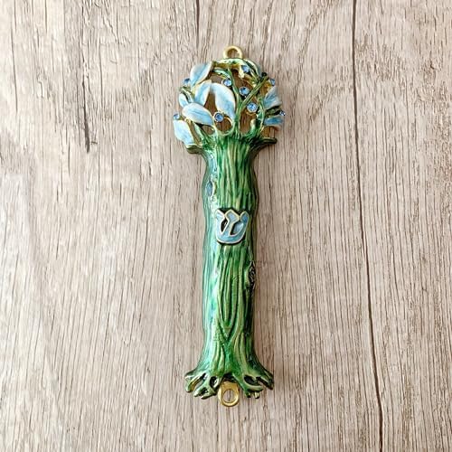 49 Inches Hand Painted Mezuzah with Scroll