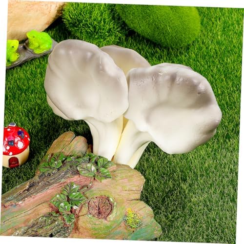 Garneck Miniature Oyster Mushroom Decor for Home Office Party