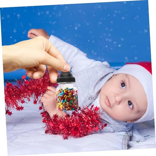 12pcs Transparent Bottle Candy Boxes for Parties and Celebrations