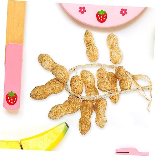 GLEAVI 5Pcs Realistic Hanging Peanut Decor String Props