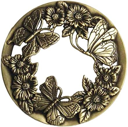 Candle Topper Shade Jar Lid Sleeves for Jar Candles - Butterfly Flower Design