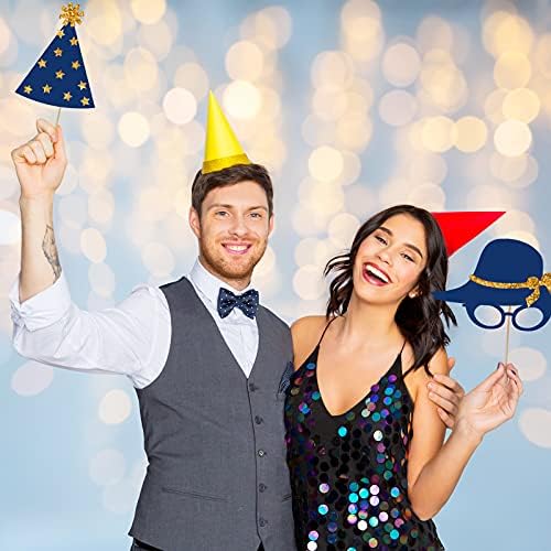 Zonon 24 Piece Photo Booth Props for Parties