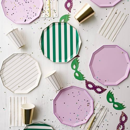 Lilac Purple Paper Plates 105 Inch Pack of 8