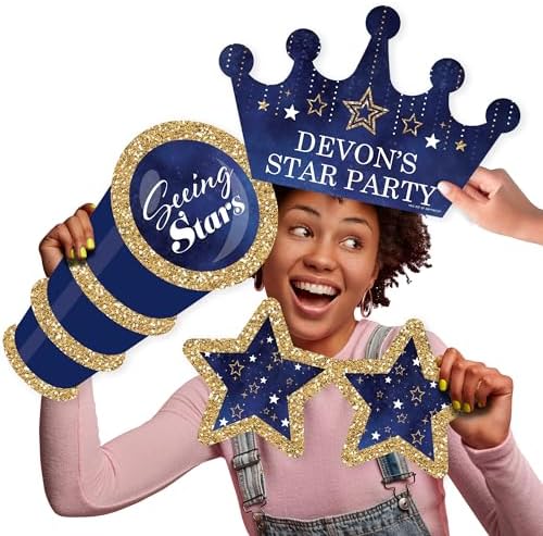 Big Dot of Happiness Starry Skies Photo Props 3 Pc