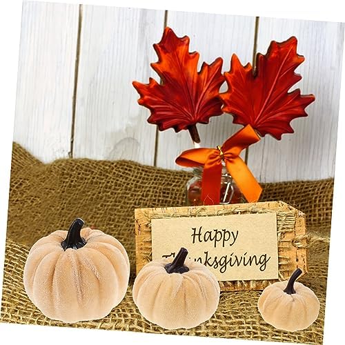 GLEAVI 6Pcs Artificial Pumpkins for Halloween Decorations