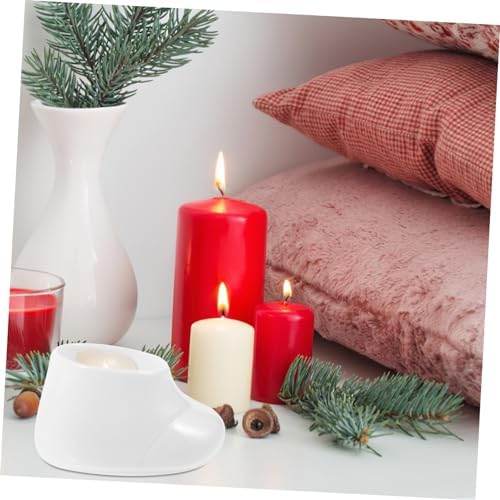 Stobaza Christmas Candle Holder Boots Shaped Ornament