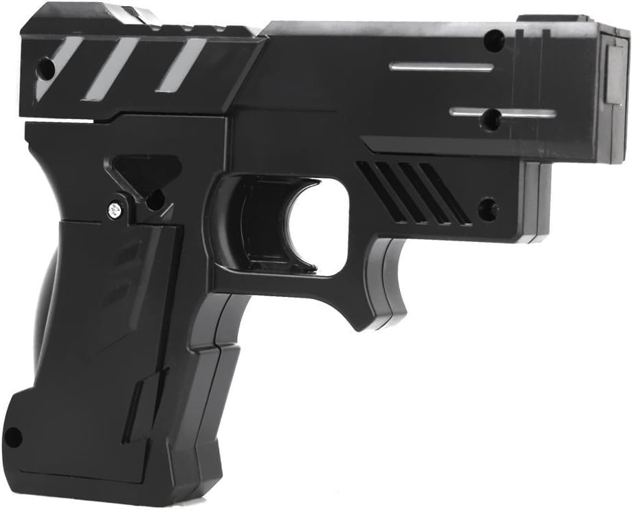 EC VISION Gun Alarm Clock with Recording Feature - Black
